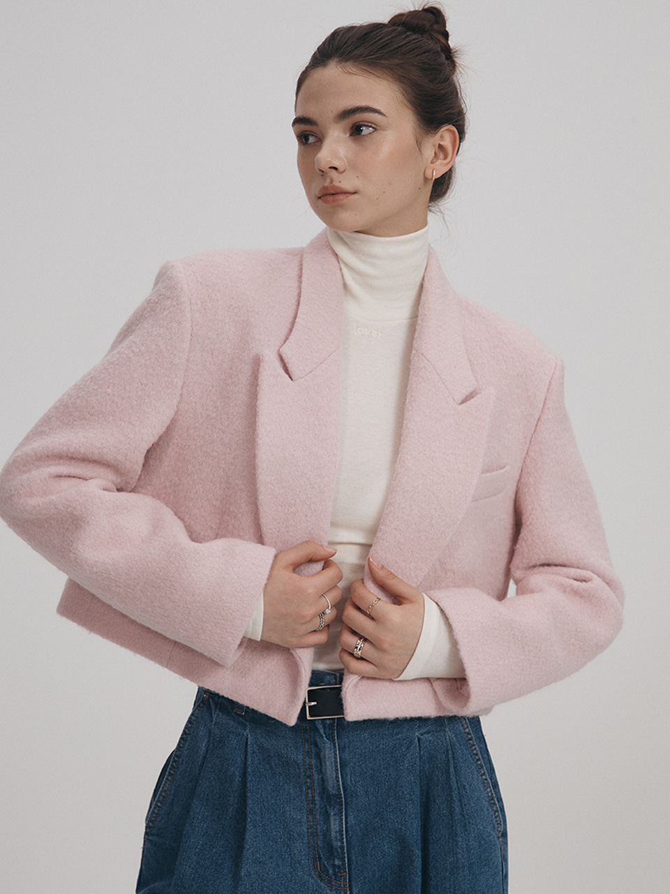 Mono Button Wool Jacket [4color]