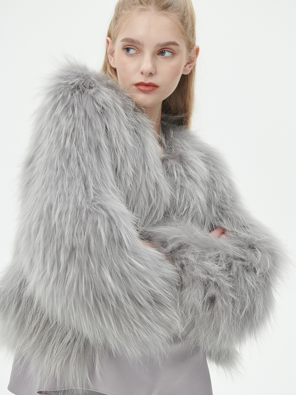 Racoon Fur Jacket [4color]
